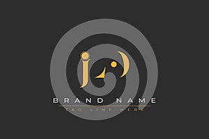 JLO abstract letter logo design