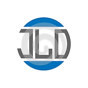 JLO letter logo design on white background. JLO creative initials circle logo concept. JLO letter design