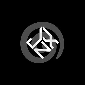 JNX letter logo design on black background. JNX creative initials letter logo concept. JNX letter design