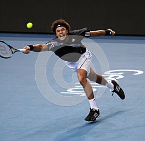 Jo-Wilfried TSONGA (FRA) at BNP Masters 2009