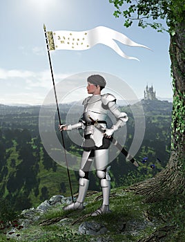 Joan of Arc Jeanne d`Arc in full armor