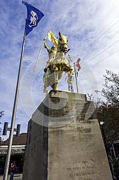 Joan of Arc, Maid of Orleans, Statue at the French Quarter, New Orleans