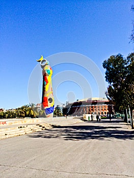 Joan Miro park Barcelona photo