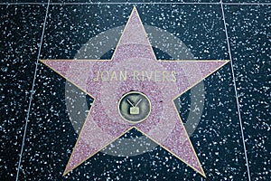 Joan Rivers Hollywood Star