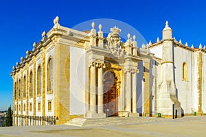 Joanine Library building in the old university, in Coimbra