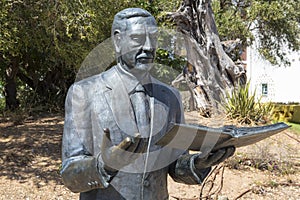 Joao Braz Statue in Portimao photo