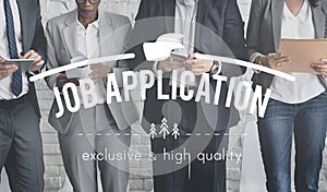 Job Application Activity Employment Expertise Concept