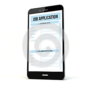 Job application phone