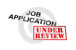 Job Application Under Review