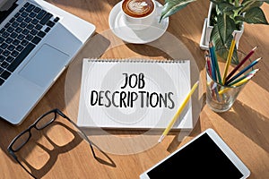 JOB DESCRIPTIONS Human resources, employment, team management J