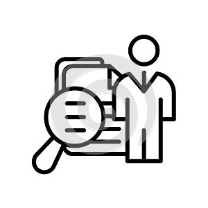 job fair icon isolated on white background