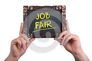 Job fair sign photo