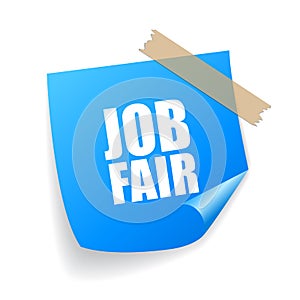 Job fair sticker