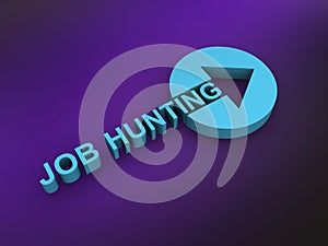 job hunting on purple