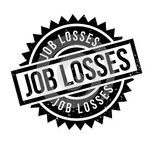 Job Losses rubber stamp