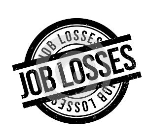 Job Losses rubber stamp