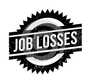 Job Losses rubber stamp