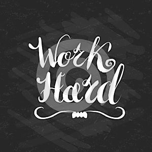 Job motivation lettering 