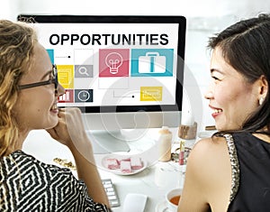 Job Opportunities Motivation Employment Competence Concept photo