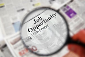 Job opportunity photo