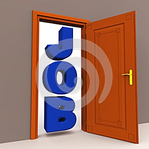 Job opportunity at the door