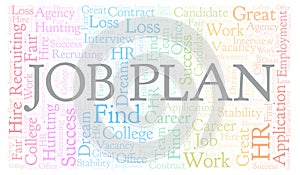 Job Plan word cloud.