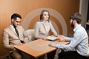 Job recruitment interview