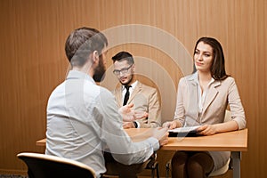 Job recruitment interview