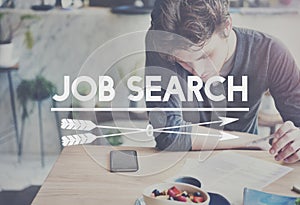 Job Search Application Career Work Concept