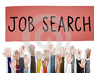 Job Search Career Hiring Opportunity Employment Concept