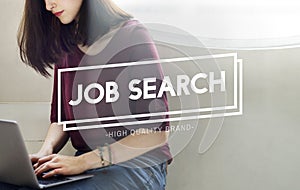 Job Search Employment Headhunting Career Concept