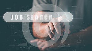 Job search and employment with online networking technology Recruiting careers and jobs from companies Through the Internet,