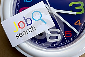 Job search form on speech