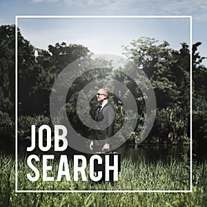 Job Search Hiring Career Recruiting Concept