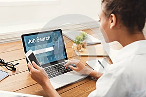 Job Search Human Resources Recruitment Career Concept