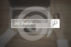 Job search text in search bar