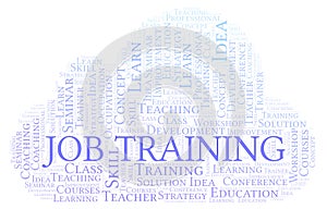 Job Training word cloud.