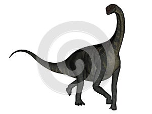 Jobaria dinosaur walking - 3D render