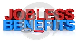 Jobless benefits on white