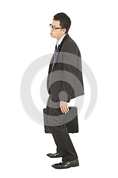 Jobless businessman feel depression and depression