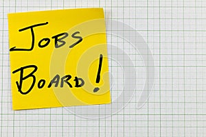 Jobs bulletin board job opening employment position hiring posted