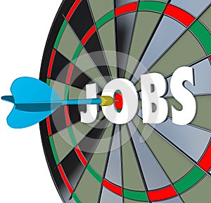 Jobs Career Dartboard Dart Successful Employment