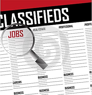 Jobs careers search classifieds background photo