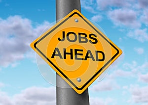 Jobs employment sign symbol economy