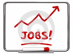 Jobs Find New Work Arrow Rising Employment