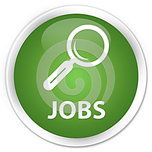 Jobs premium soft green round button