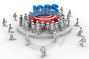 Jobs target around people