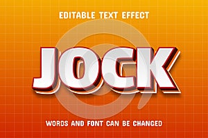 Jock gradient text effect