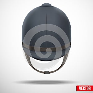 Jockey helmet for horseriding athlete