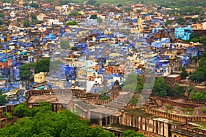 Jodhpur the blue town of Rajasthan, India